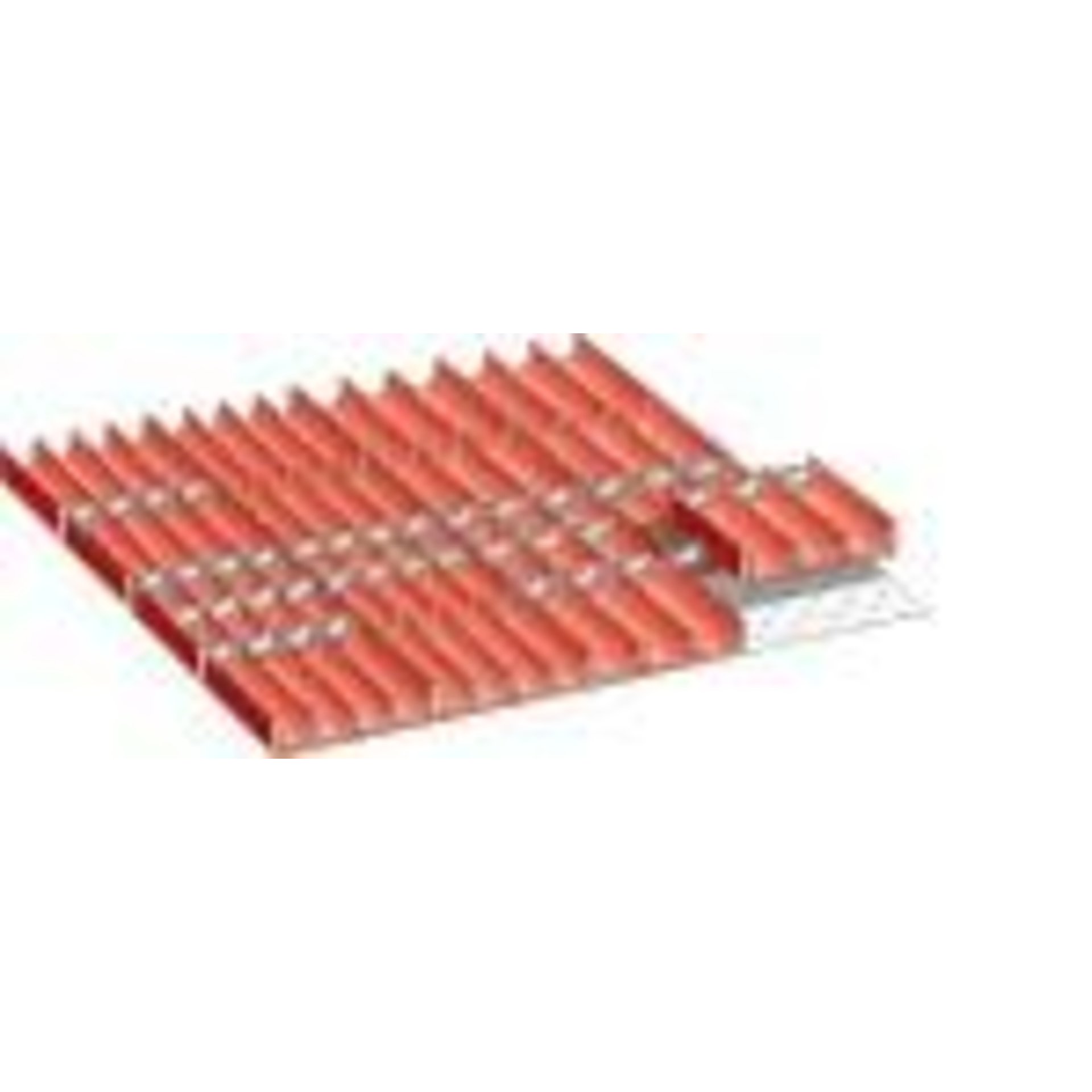 Muldeneinsatz-Set für FH 50 mm 36x36 E 7-tlg,16 Mulden,50 Wände D 33 + 45 mm LISTA