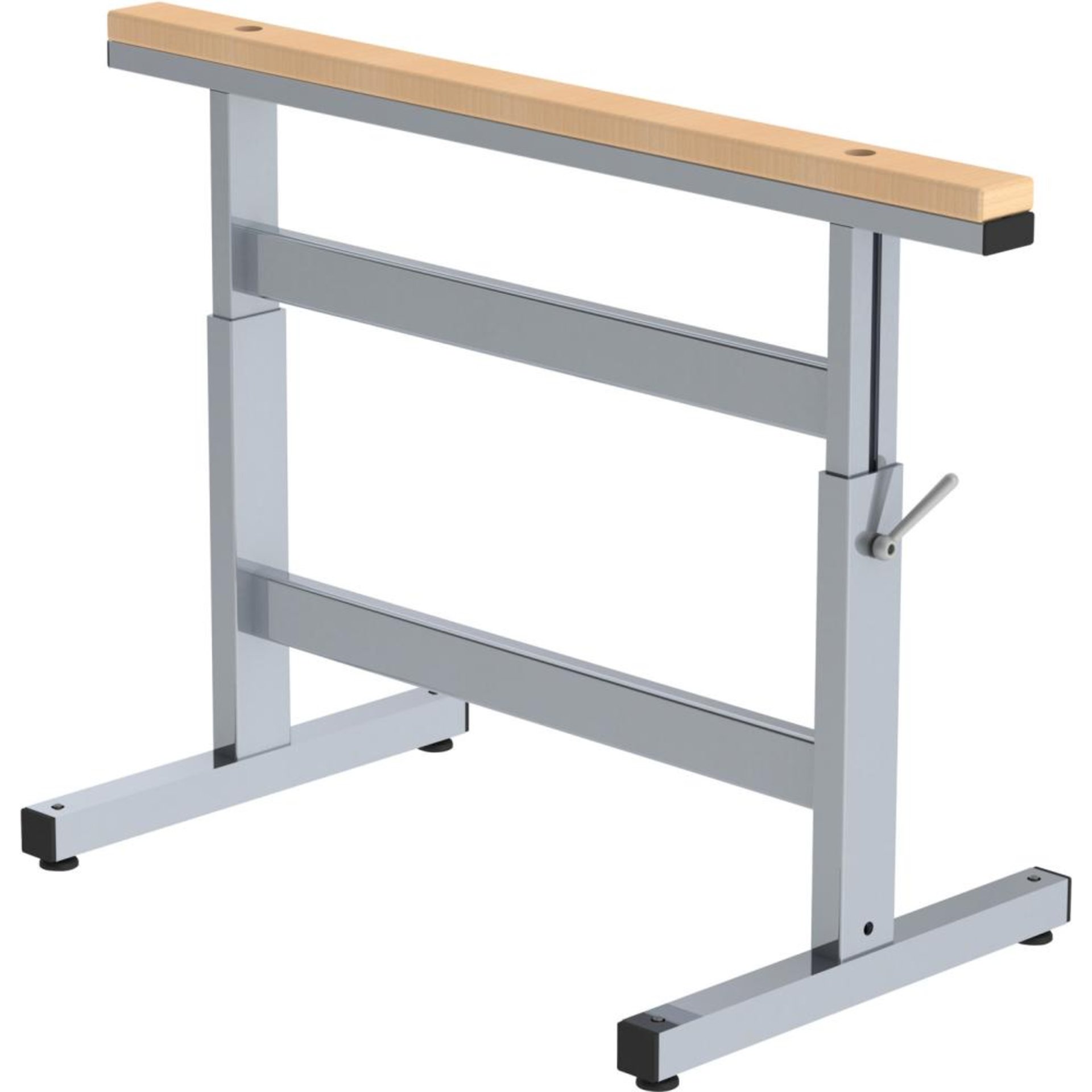 Alu-Arbeitsbock H700-1000xB780xT500 mm max. Belastung 250 kg GÜNZBURGER STEIGTECHNIK