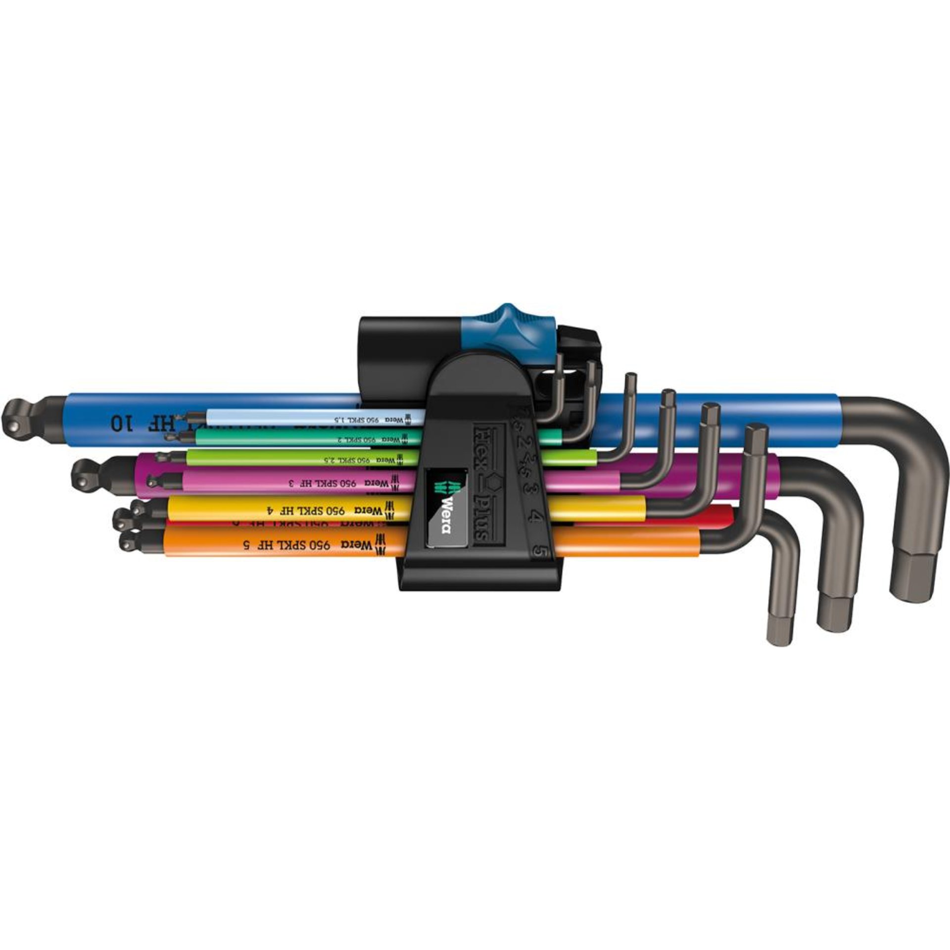 Winkelschraubendreher- Satz Multicolor mit Haltefunktion 9-teilig Wera