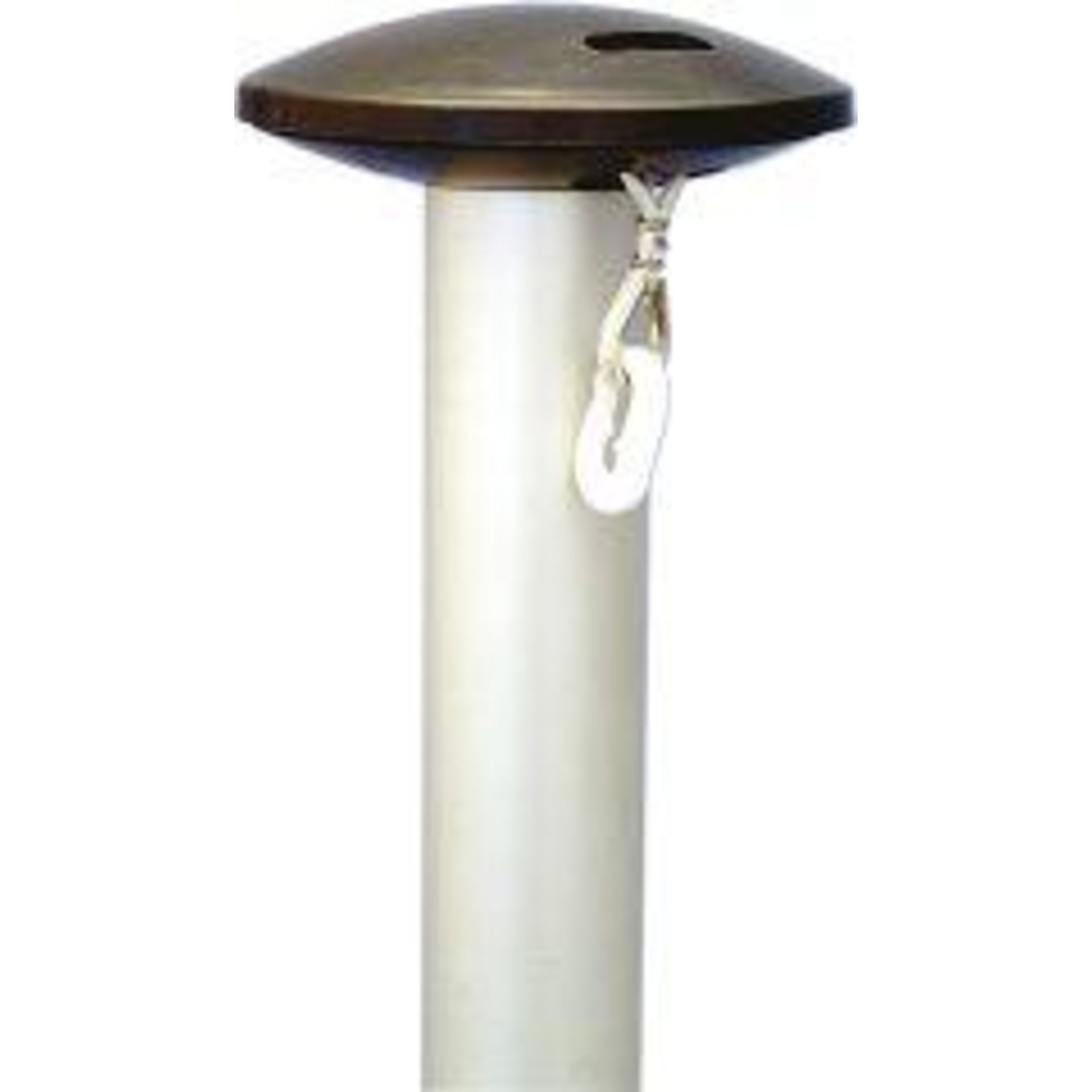 Zylindrischer Aluminium-Fahnenmast, eloxiert