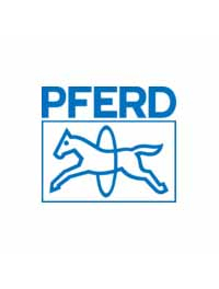 PFERD Logo – das Logo zeigt oben den Markennamen „PFERD