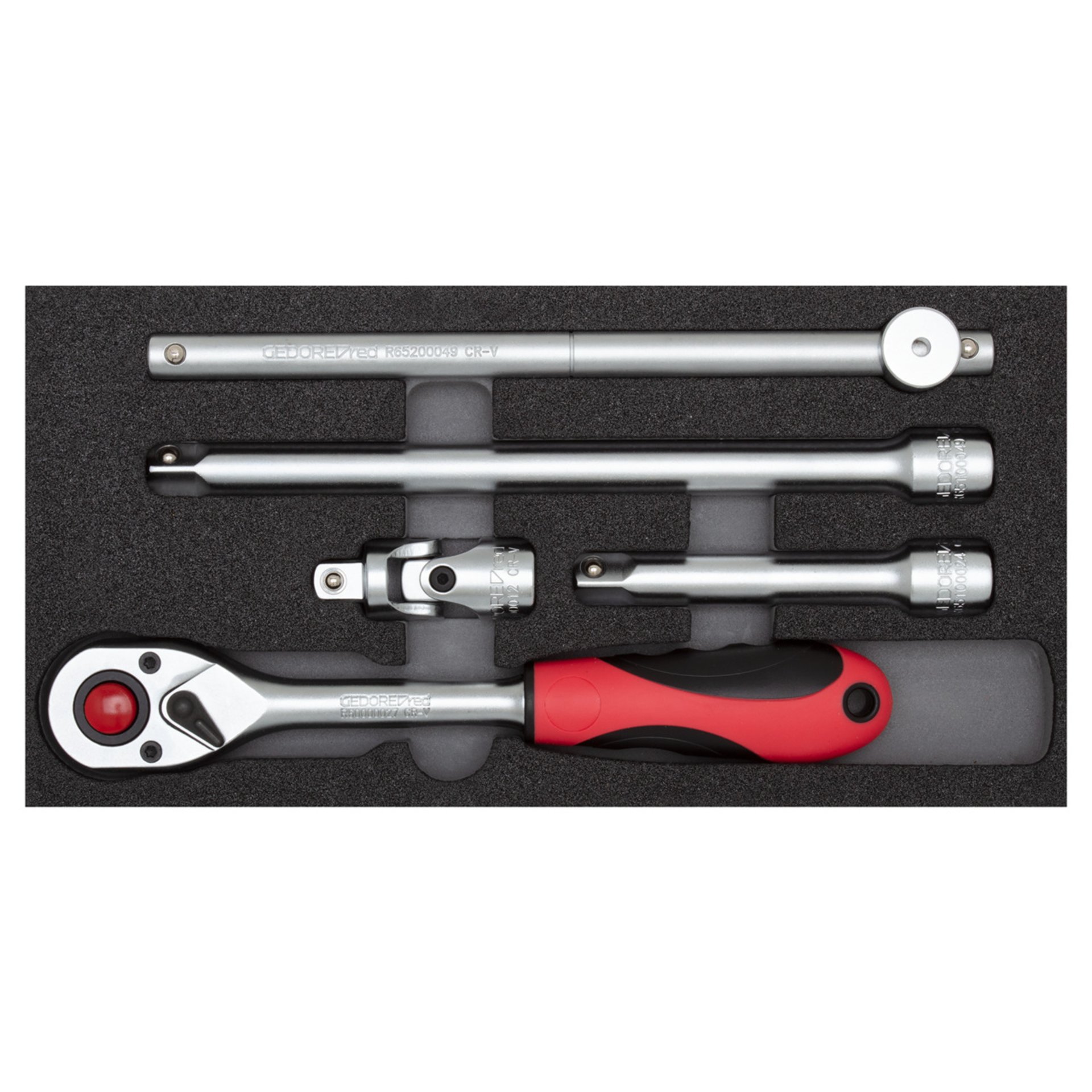 R22150008 Steckschlüssel-Satz 1/2" 2/6 CT-Modul 5-teilig