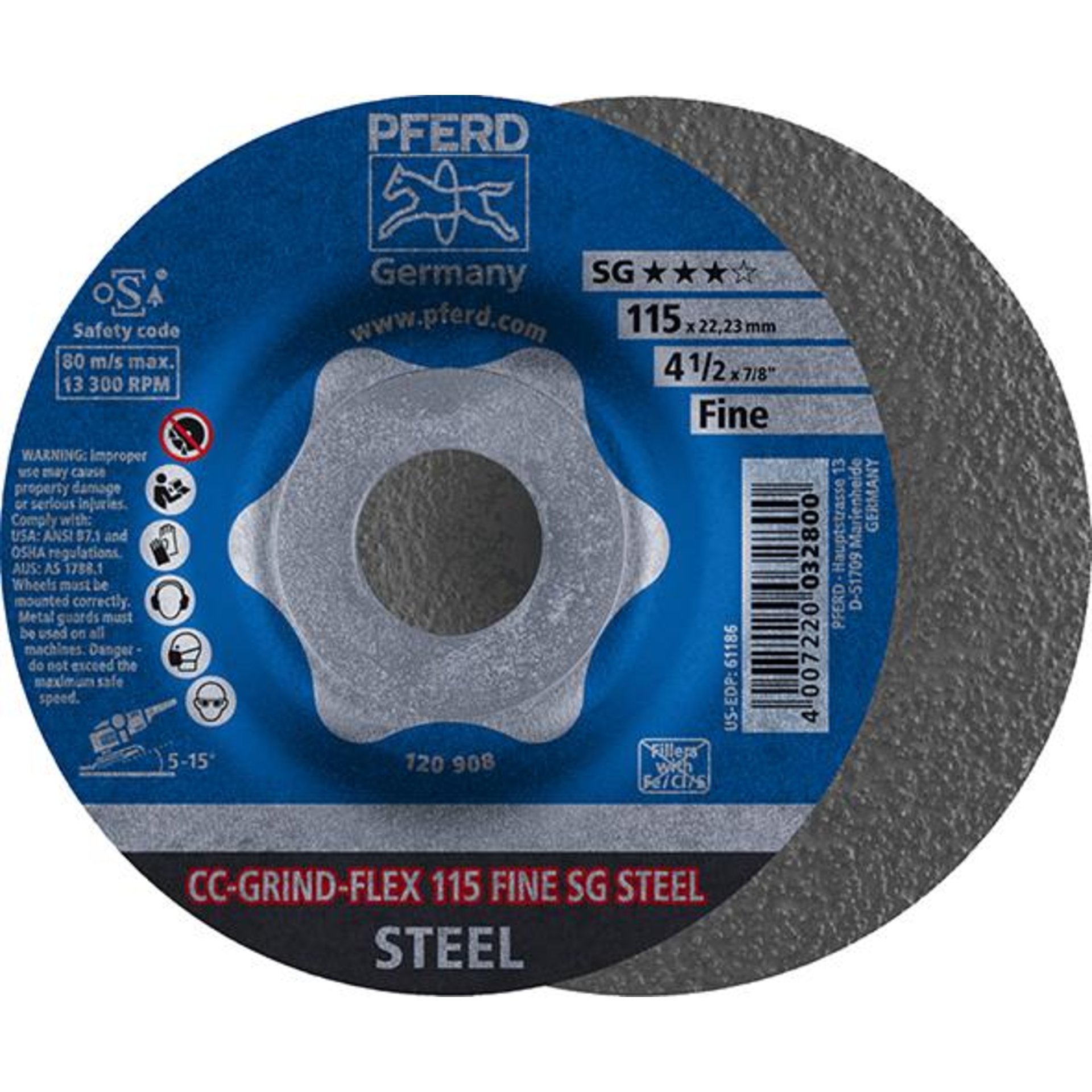 Schleifscheibe CC-GRIND FLEX SG STEEL für Stahl