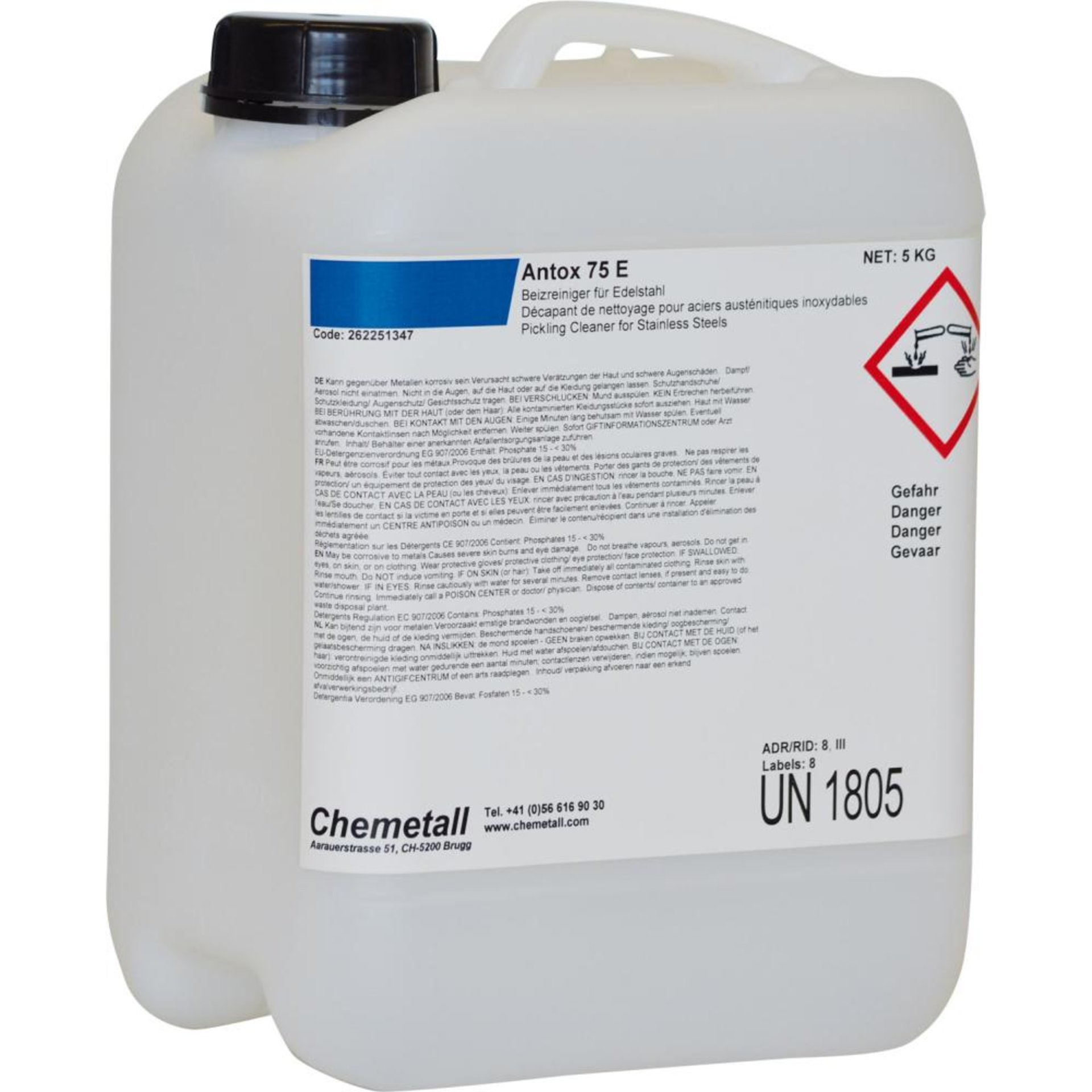 Beizreiniger 75E 5 kg Antox