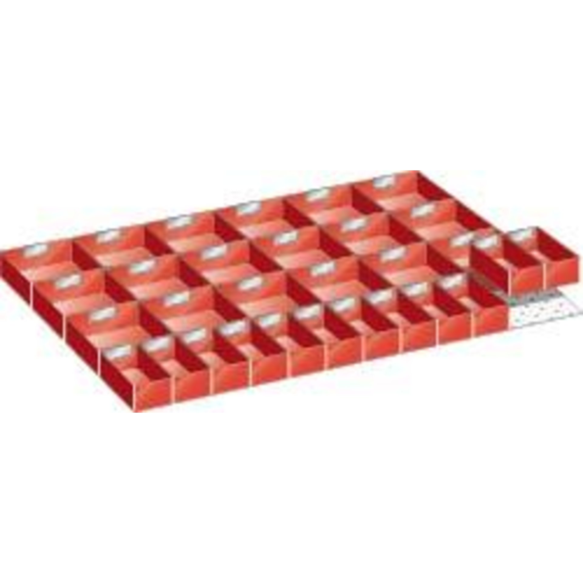 Einsatzkasten, 54 x 36, Schubladen-Einteilungsmaterial