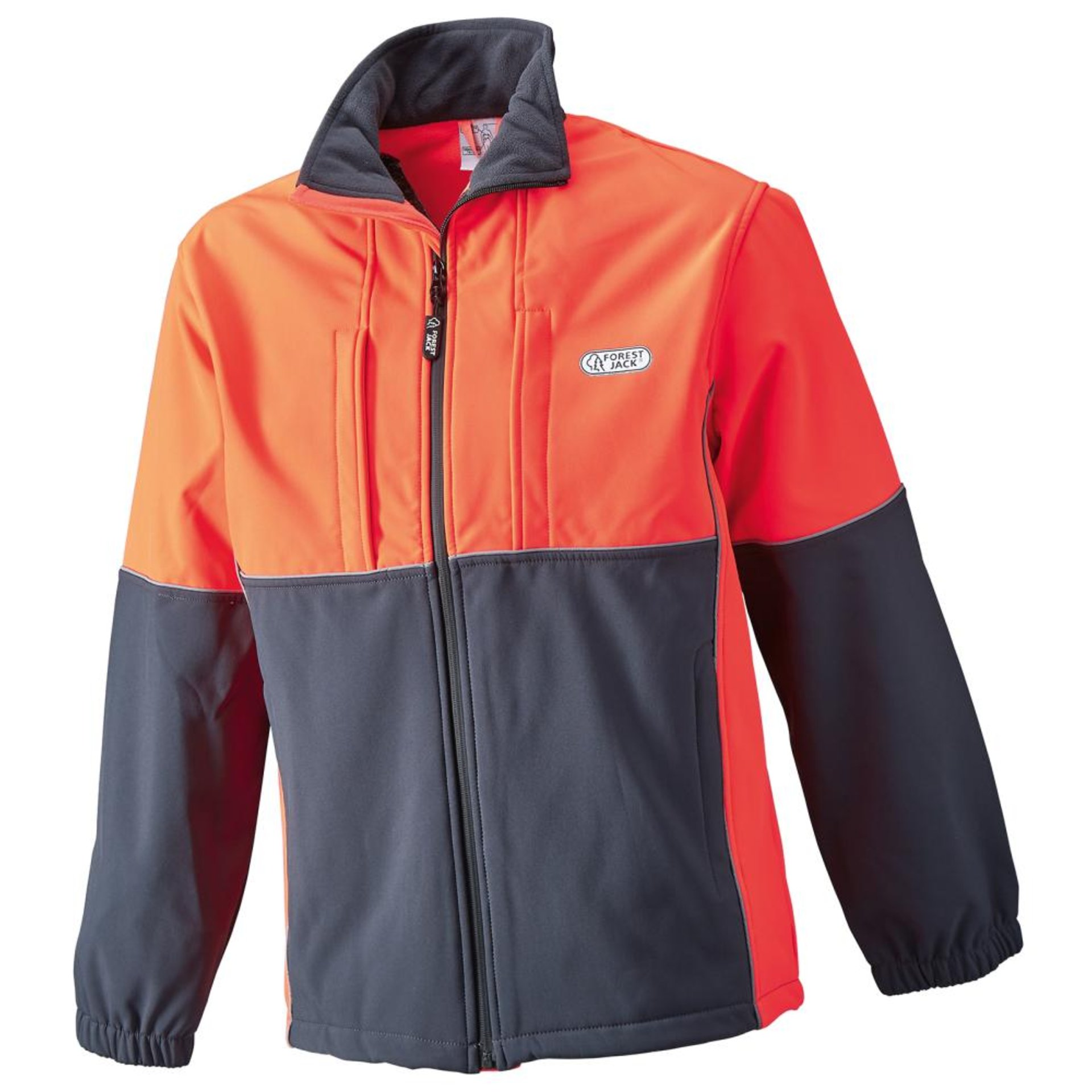 Jacke,Softshell,Gr.S, anthrazit/leuchtrot