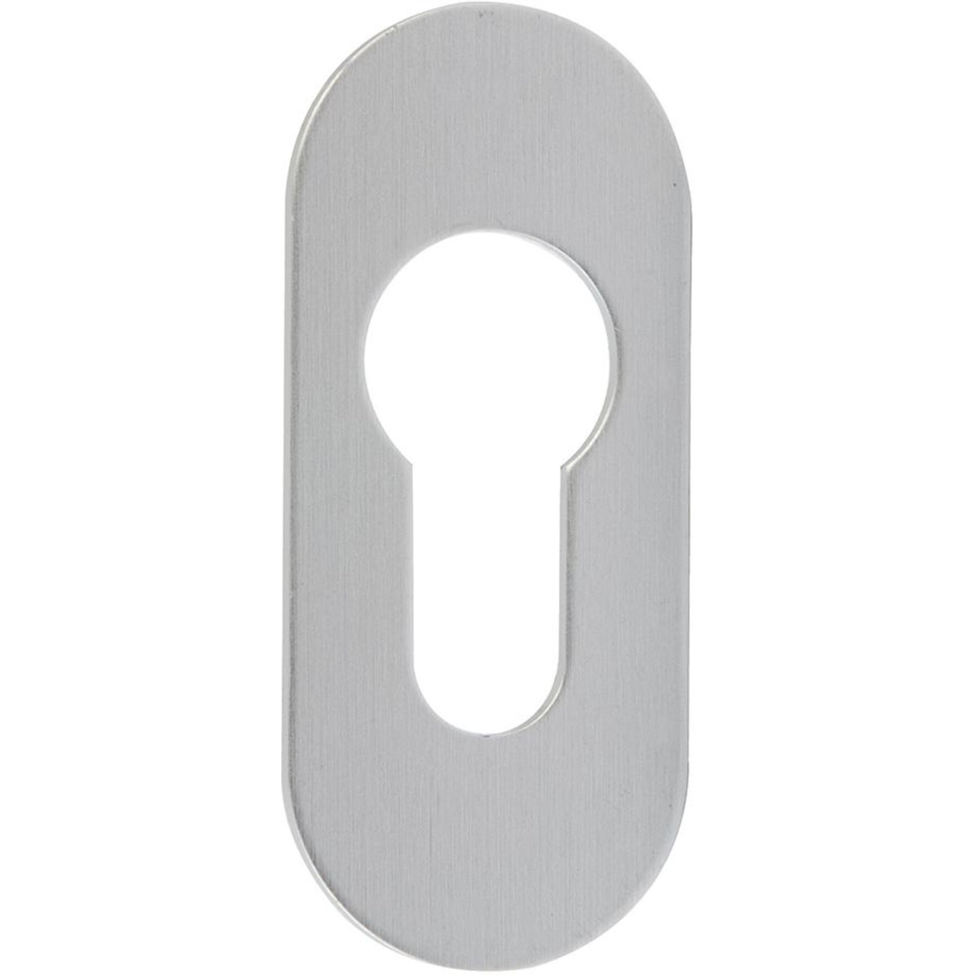 Profiltür-Schlüsselrosette Ares Modell 0817/3, Aluminium