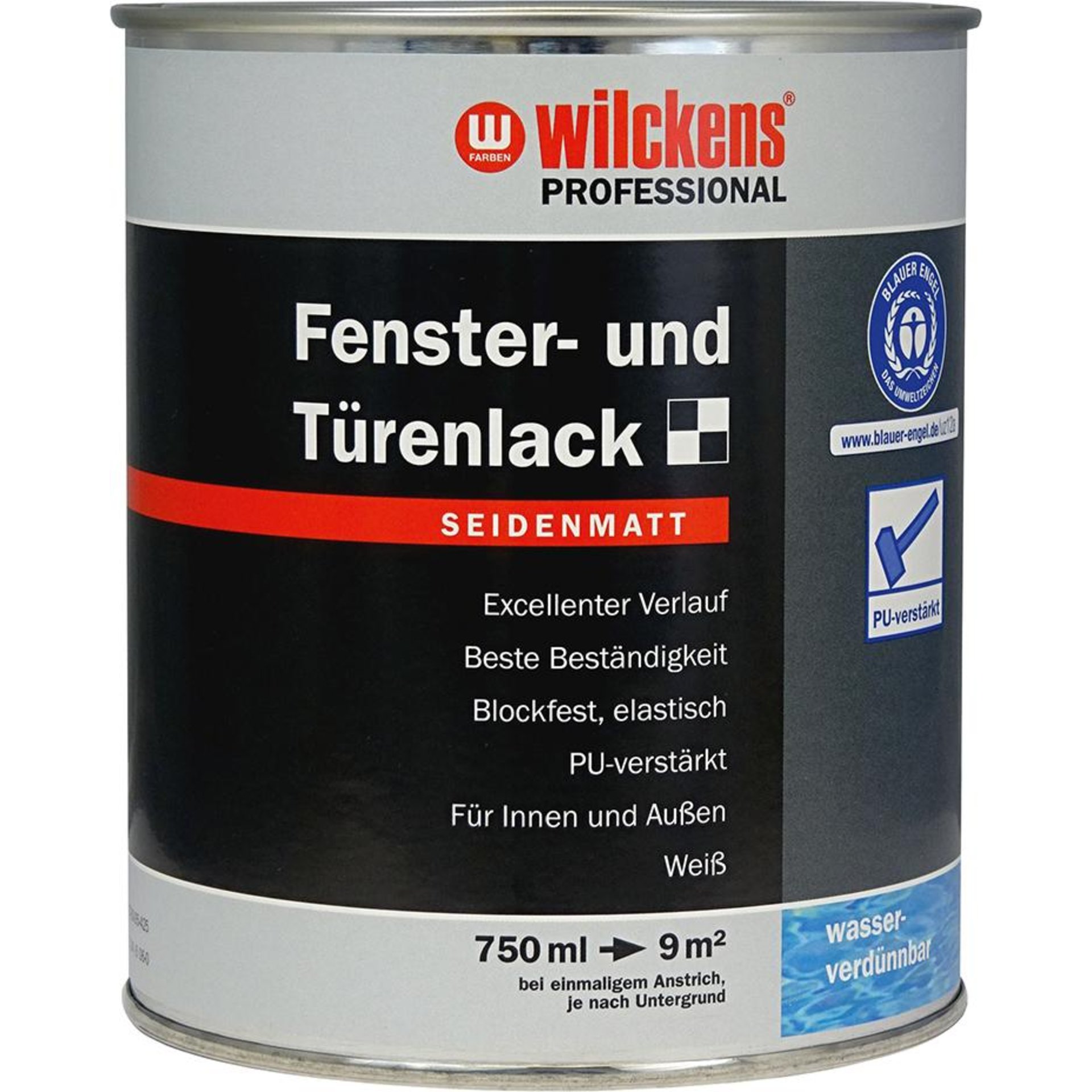 Fenster-und Türenlack seidenmatt, 750ml