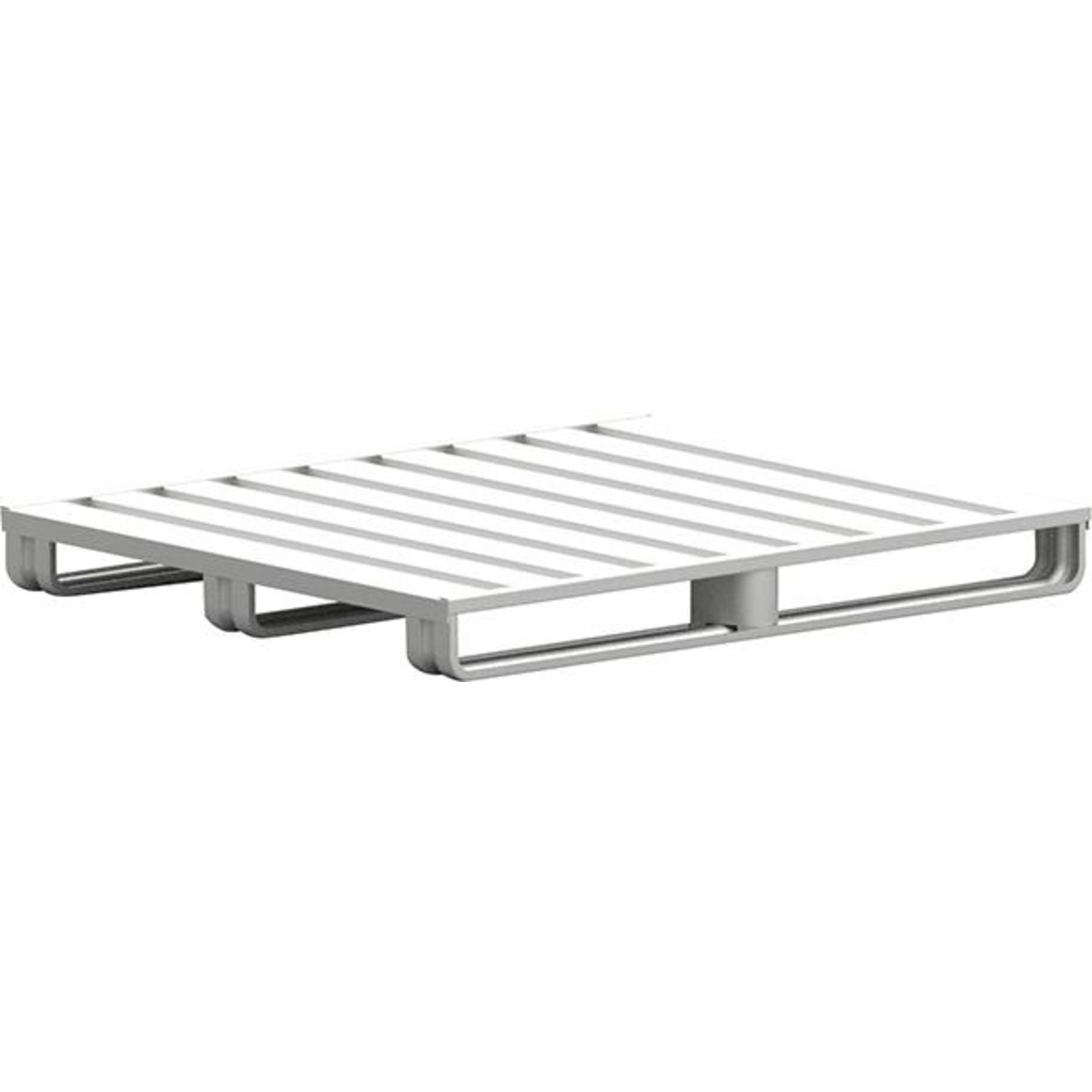 Stahlflachpalette B1200xT1000xH125 mm verzinkt Traglast 3000kg