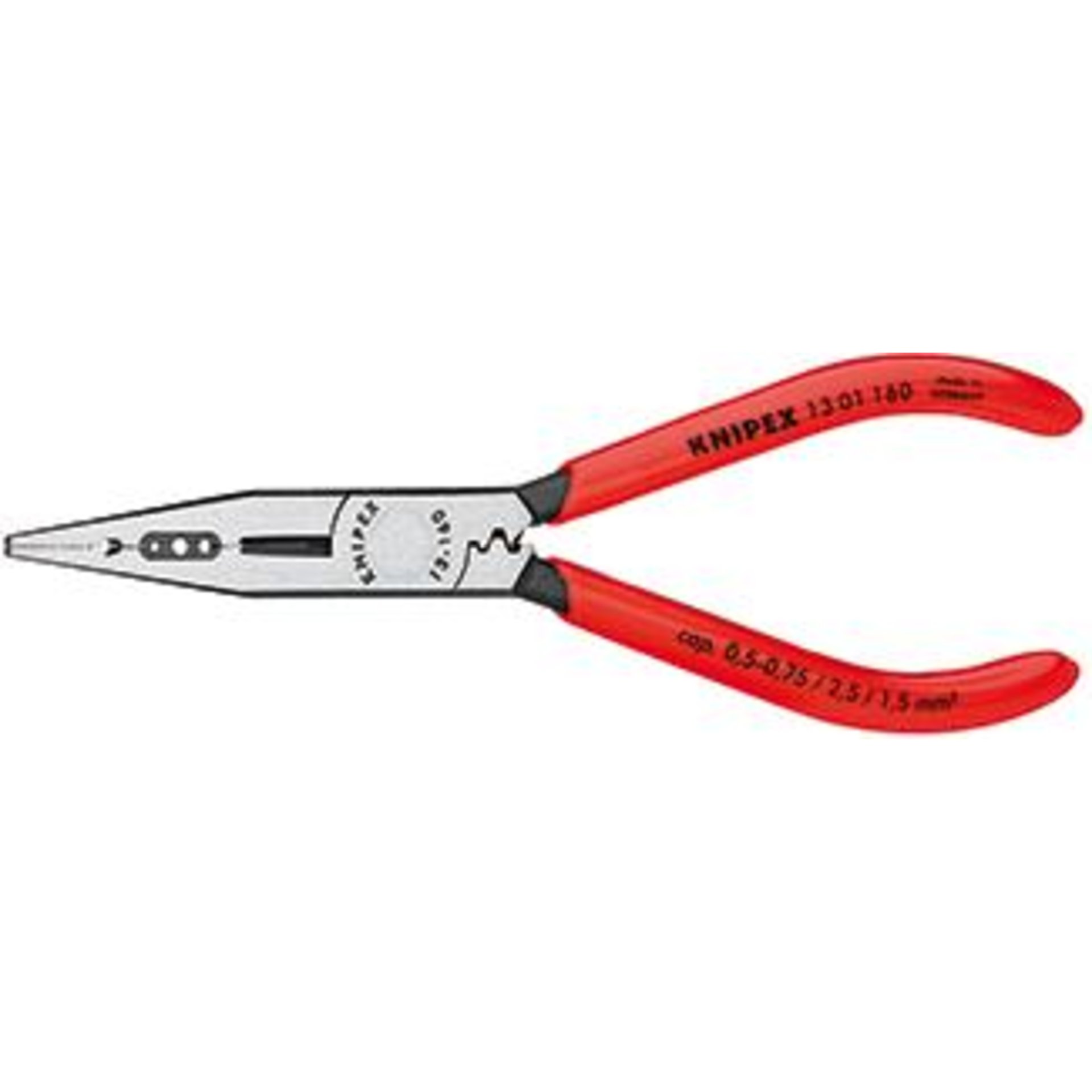 Verdrahtungszange mit Kunststoff-Griffen 160mm KNIPEX