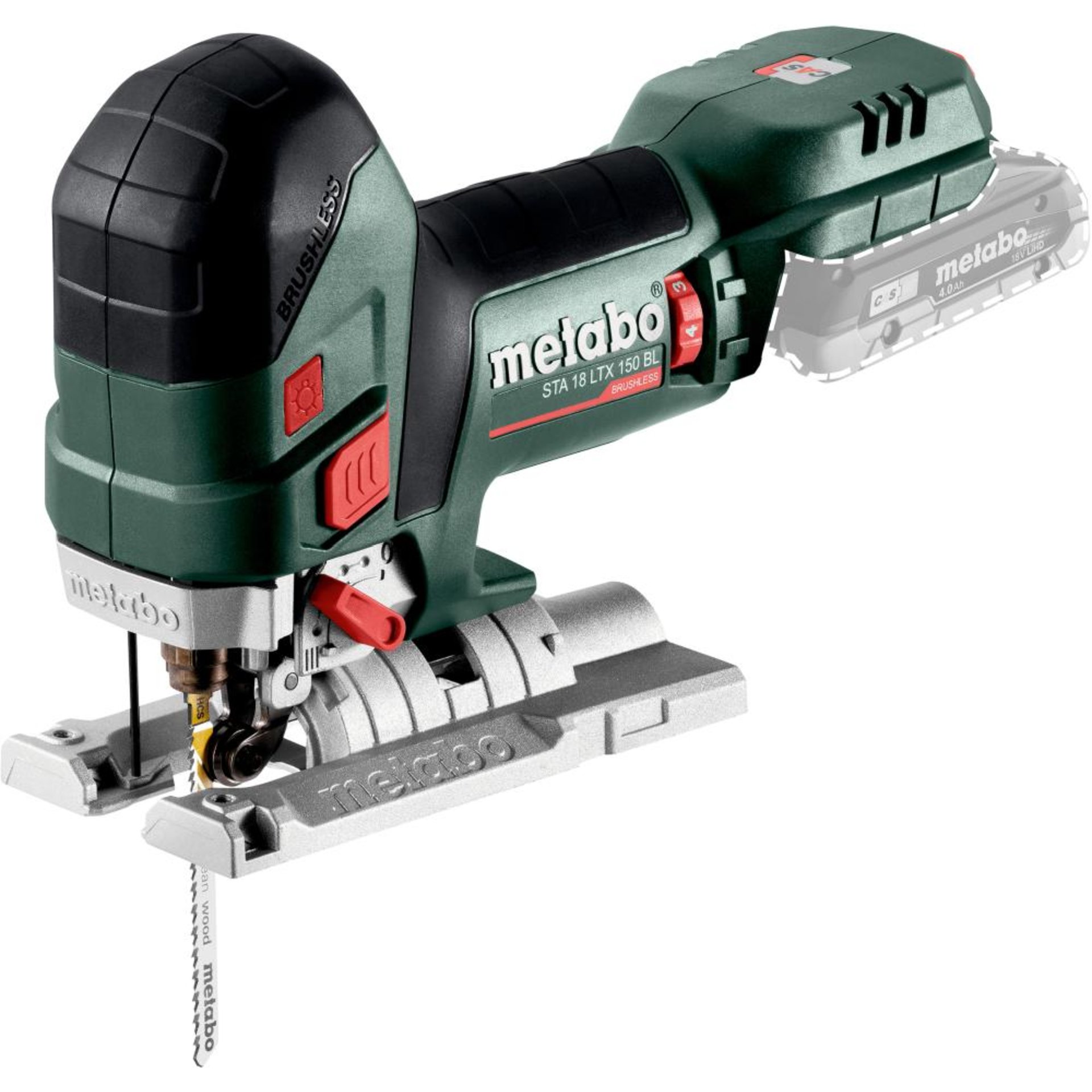 Akku-Stichsäge solo STA 18 LTX 150 BL Metabo ohne Akku ohne Ladegerät metaBOX