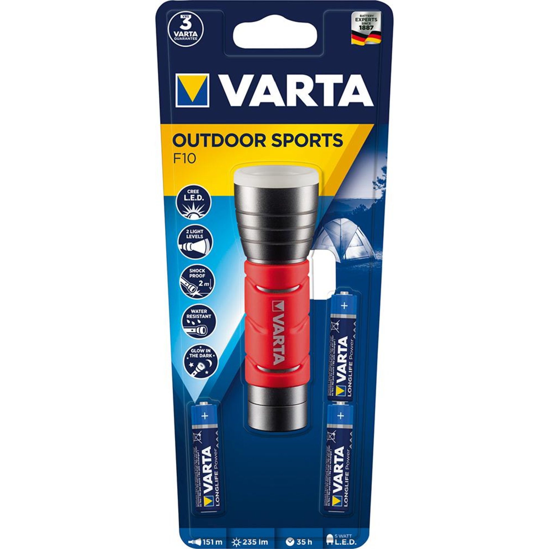 Taschenlampe Outdoor Sports F10 VARTA