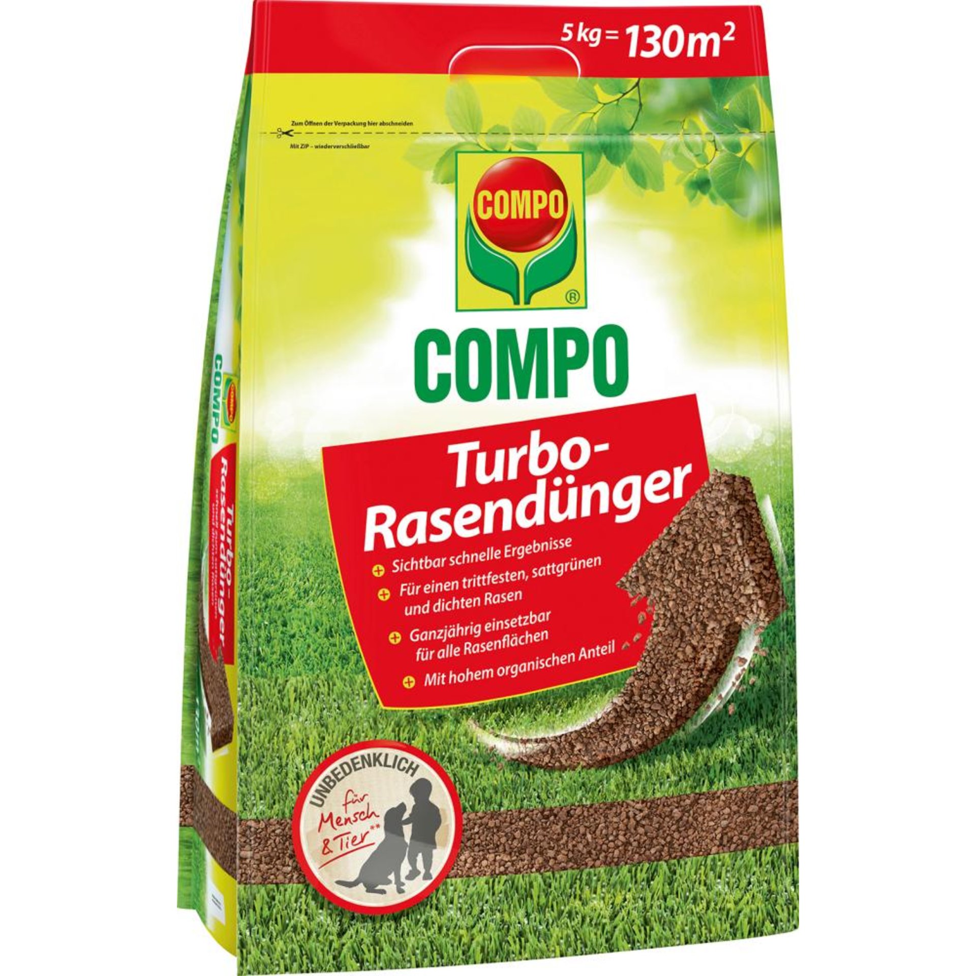Turbo-Rasendünger 5 kg Beutel