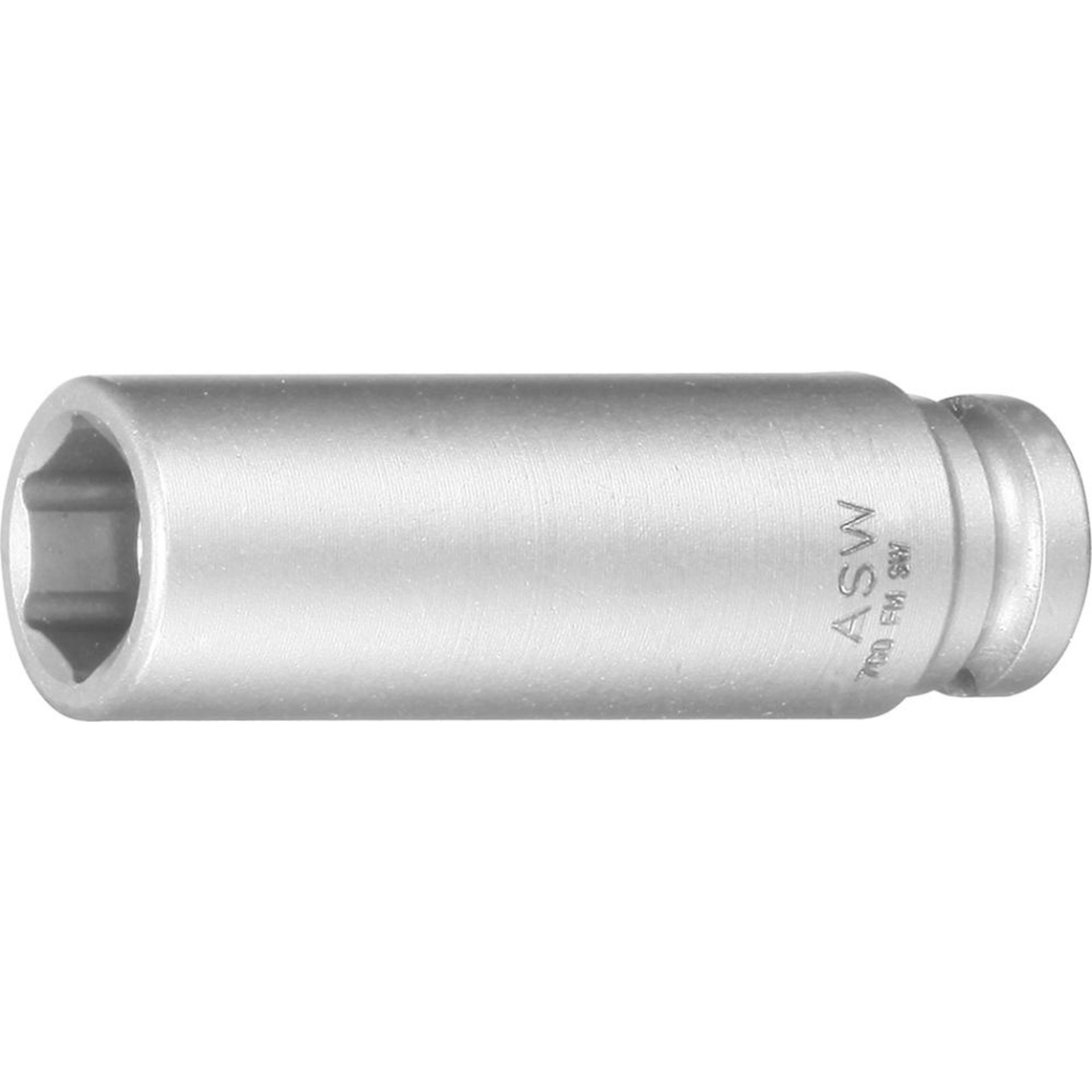 Kraft-Steckschlüssel-Einsatz 1/4", magnetisch, lang