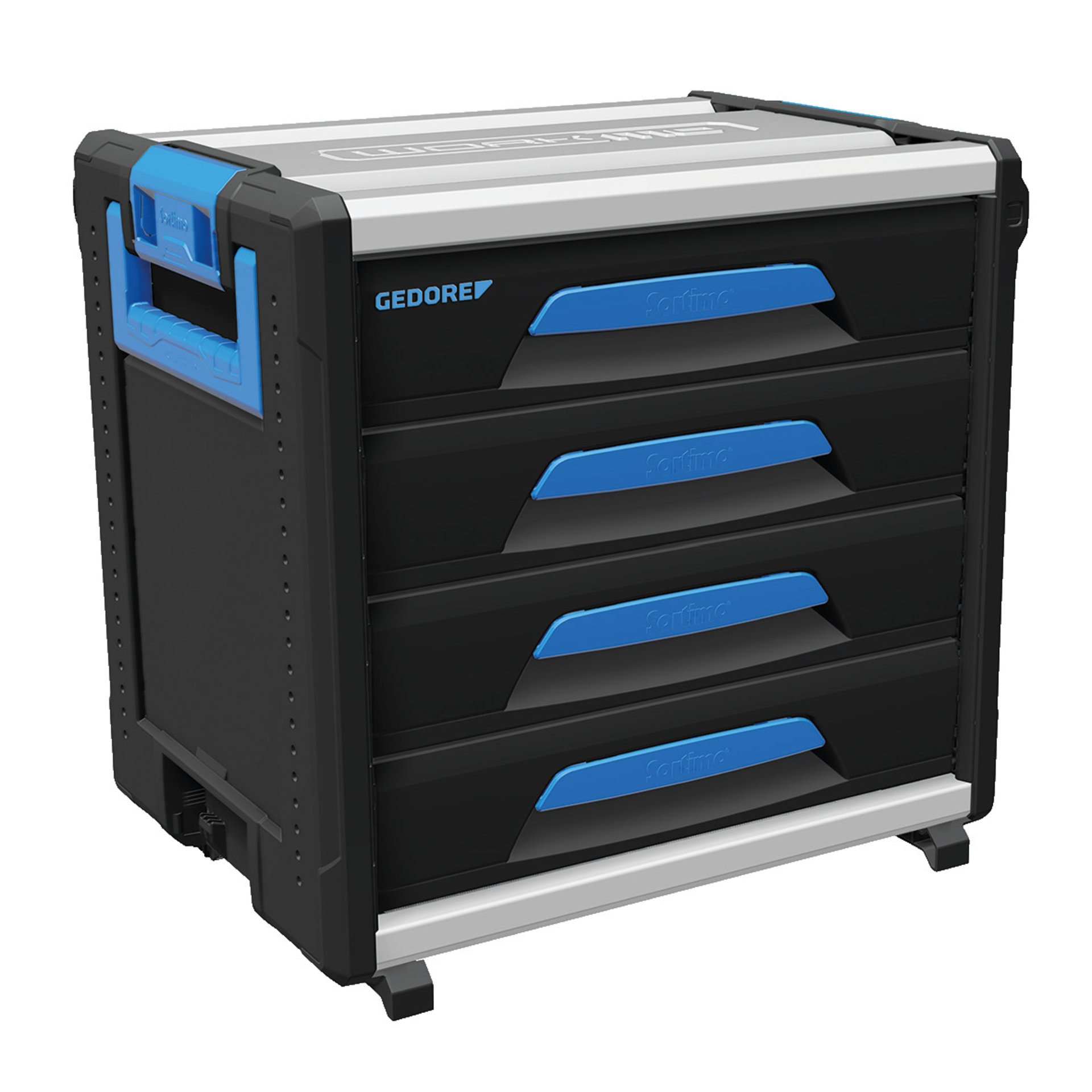 1110 WM 24 Werkzeug-Box-Modul WorkMo B2, 4 Schubladen H6