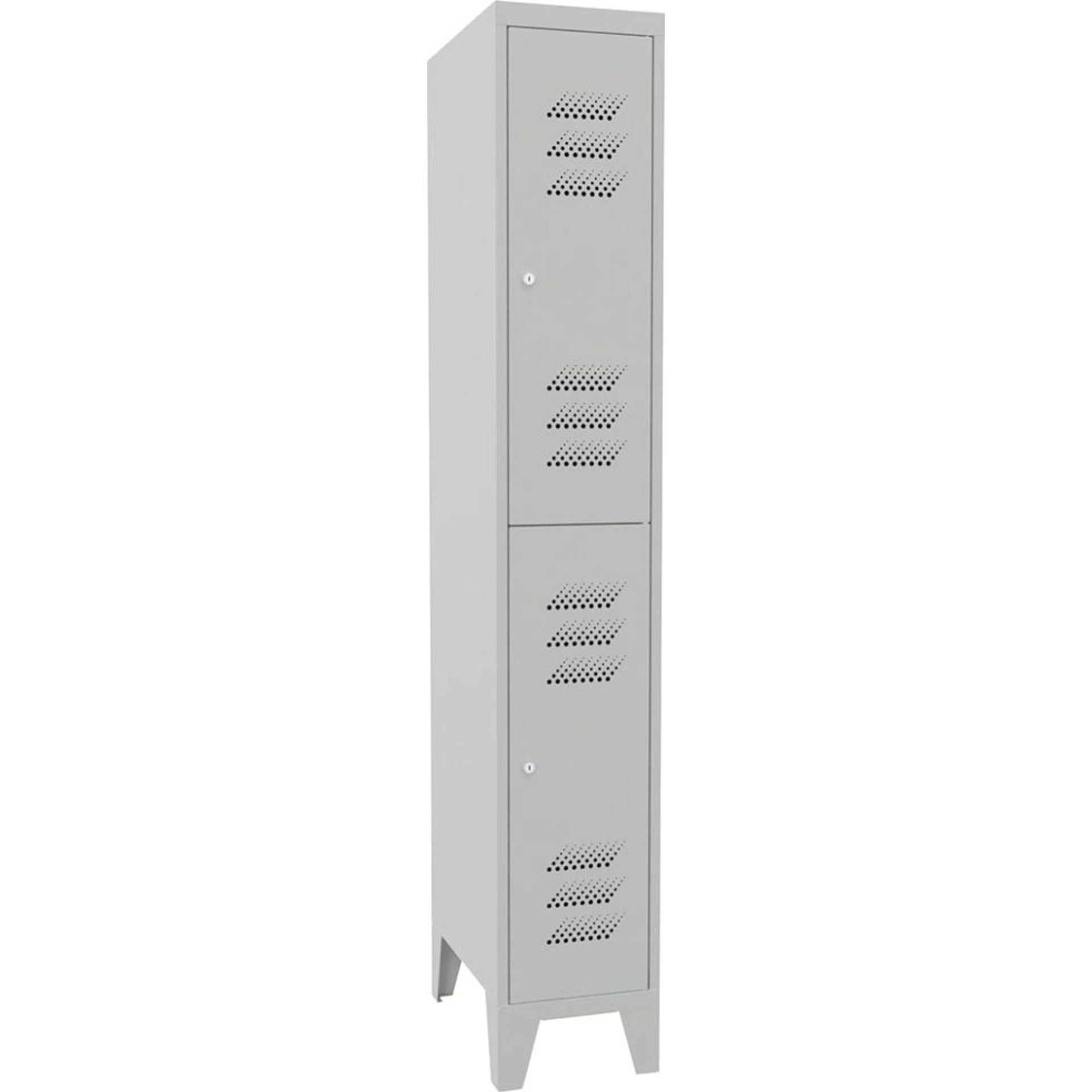 Garderobenschließfachschrank mit Füßen