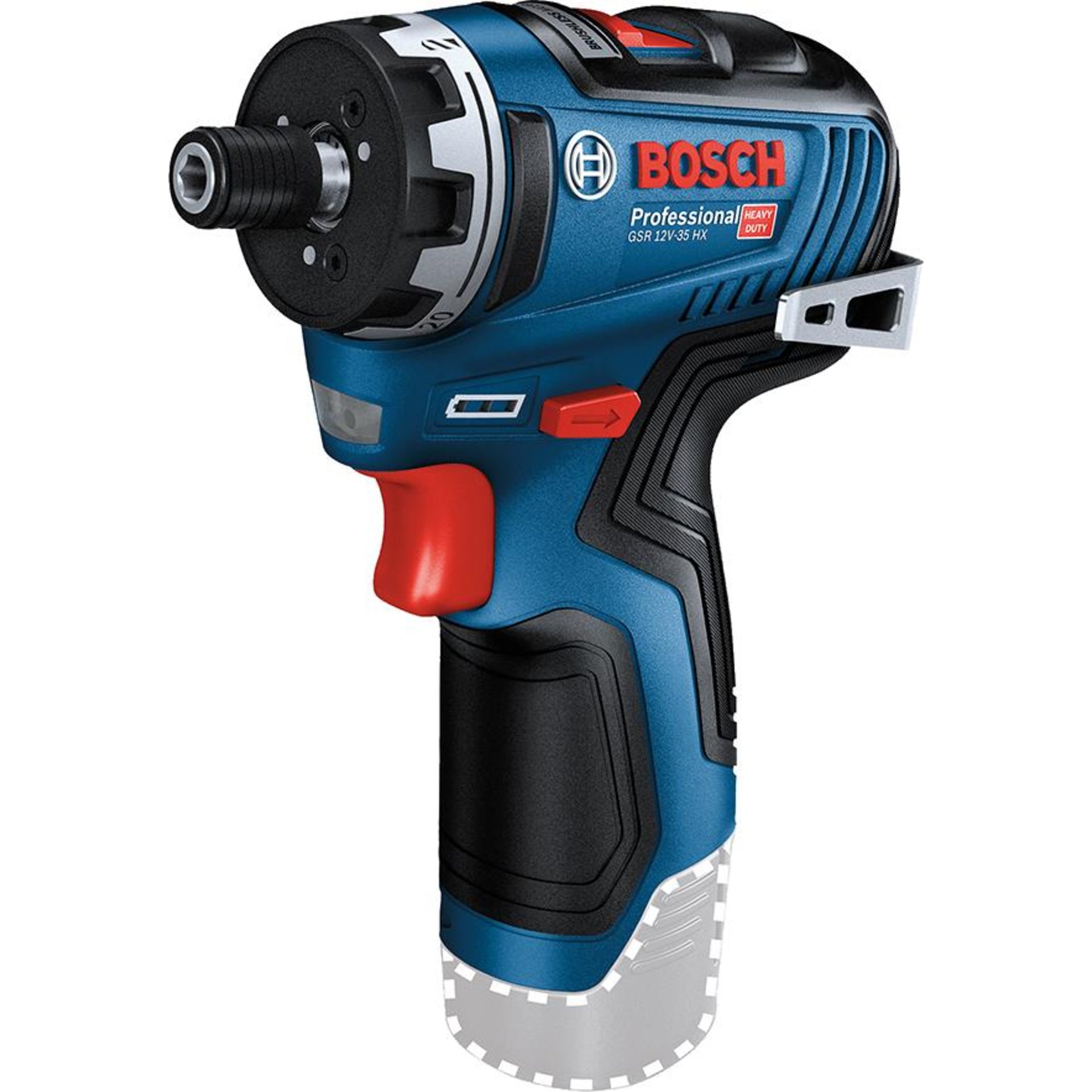 Akku-Bohrschrauber solo GSR 12V-35 HX Bosch ohne Akku ohne Ladegerät L-Boxx