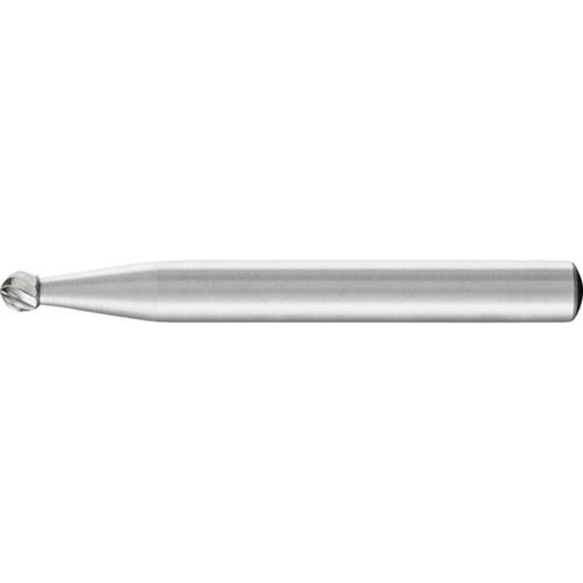 HSS-Frässtift (Rotorfräser) Schaft-Ø 6 mm, Kugelform F, Zahnung 3